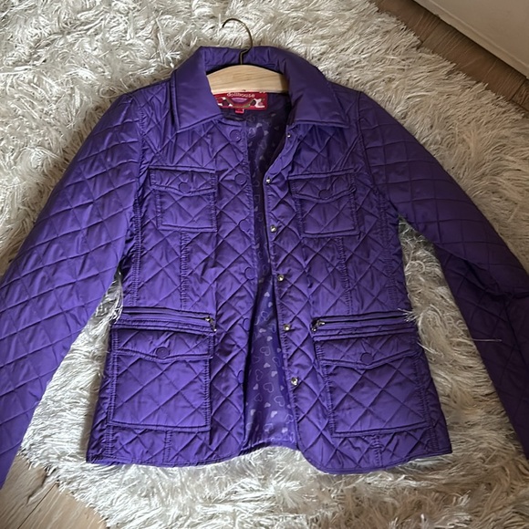 Dollhouse Outwear Girl’s Quilted Fitted Lightweight Purple Winter Jacket - Picture 11 of 11